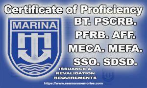 COP Requirements for STCW Courses .